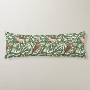 Nightingales in the olive tree body cushion