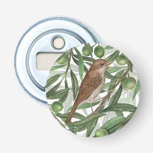Nightingales in the olive tree bottle opener