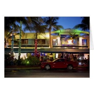 Nightlife on Ocean Drive, South Beach, Miami