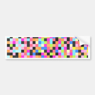 Nightlife (pixel funk) bumper sticker