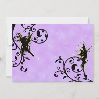 Nightlight Fairy Fantasy Birthday Invitation