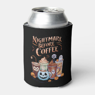 Nightmare Before Coffee Pumpkin Spice Halloween Can Cooler