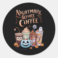 Nightmare Before Coffee Pumpkin Spice Halloween