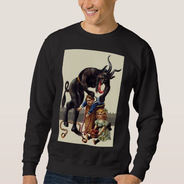 nightmare christmas krampus sweatshirt (Front)