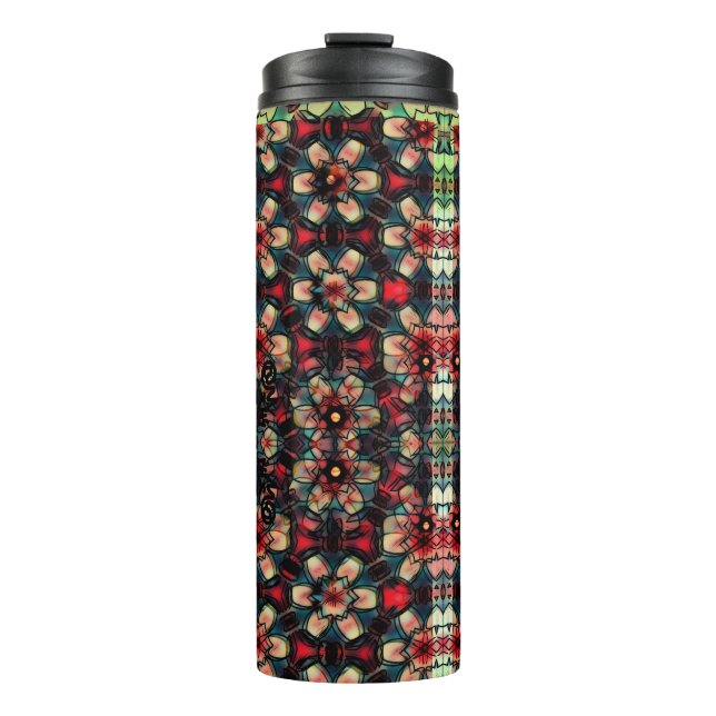 Nightmare Flowers Thermal Tumbler (Front)