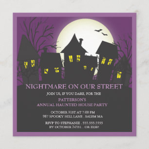 Nightmare Neighbourhood Halloween Party Invitation