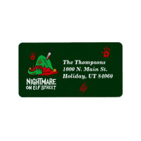 Nightmare on Elf Street / Return Address Labels