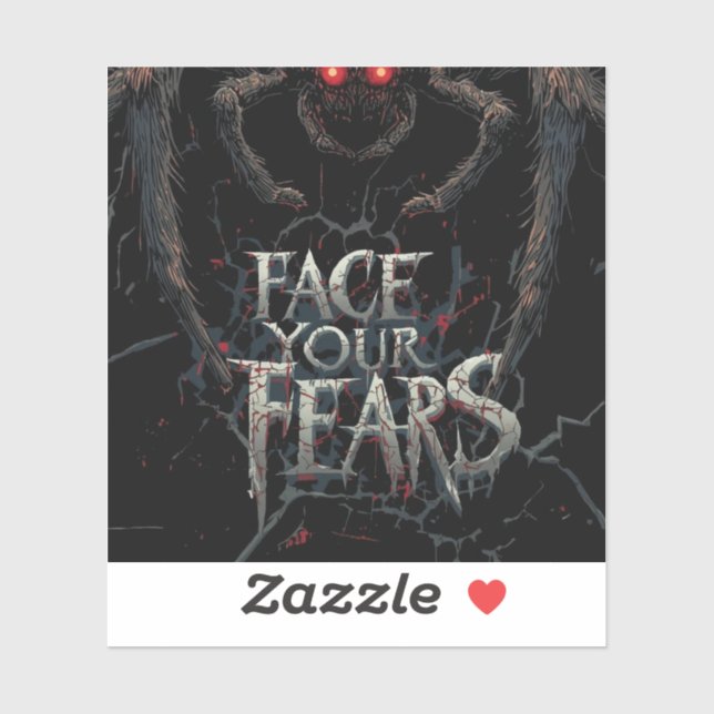 Nightmare Spider – Dark Horror Illustration (Sheet)