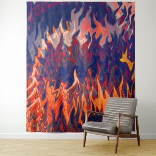 Nightmares from a firefighter....... tapestry