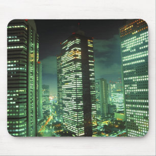 Nightscape, Shinjuku, Tokyo, Japan Mouse Pad