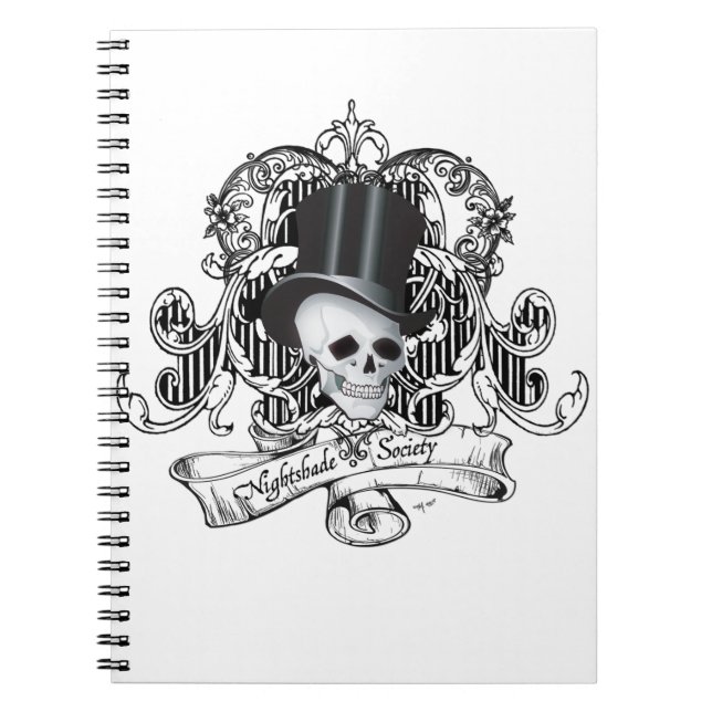 Nightshade Society Spiral Notebook (Front)