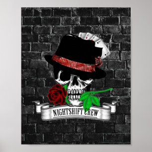 NightShift Crew Symbol Poster