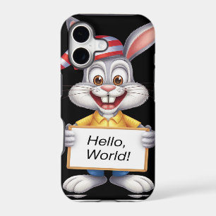 Nighttime Bunny Delight" - Rabbit Phone Case