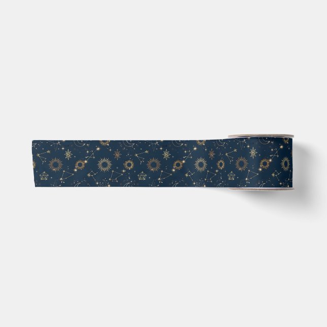 Nighttime Constellations Satin Ribbon (Front)