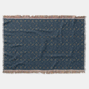 Nighttime Constellations Throw Blanket