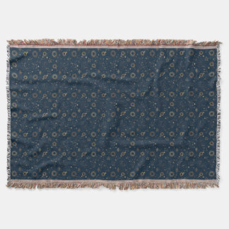 Nighttime Constellations Throw Blanket