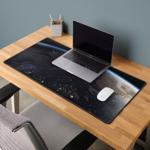Nighttime Far Northern Europe Desk Mat