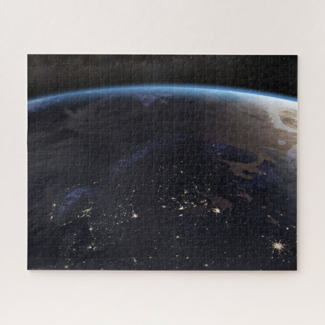 Nighttime Far Northern Europe Jigsaw Puzzle (Horizontal)