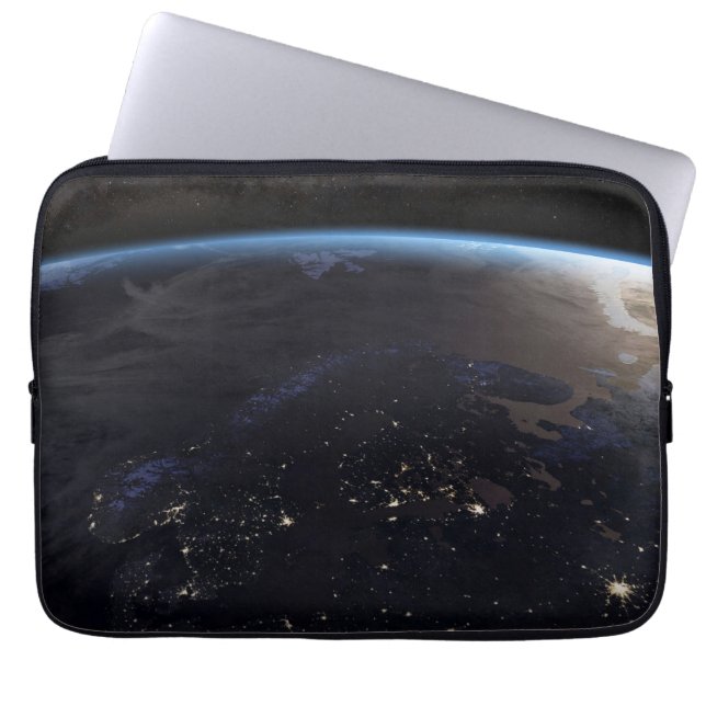 Nighttime Far Northern Europe Laptop Sleeve (Front)