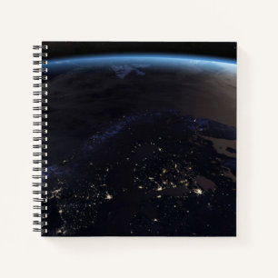 Nighttime Far Northern Europe Notebook