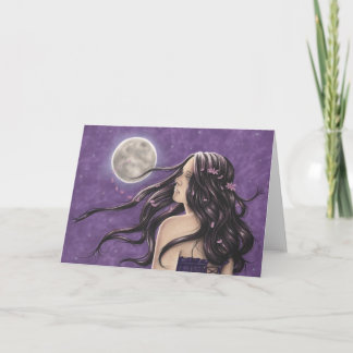 Nighttime Melancholy Greeting Card