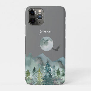 Nighttime Mountain Landscape Peace Case-Mate iPhone Case