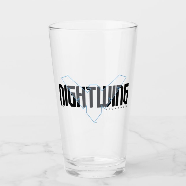 Nightwing Hi-Tech Name Graphic Glass (Front)