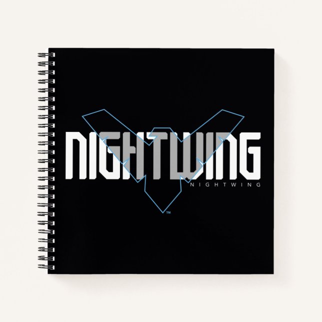 Nightwing Hi-Tech Name Graphic Notebook (Front)