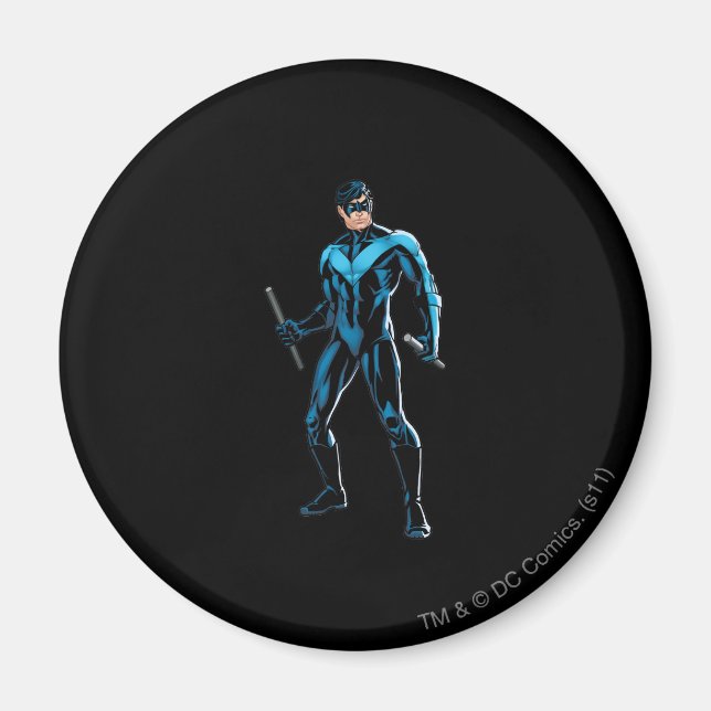 Nightwing Stands Magnet (Front)