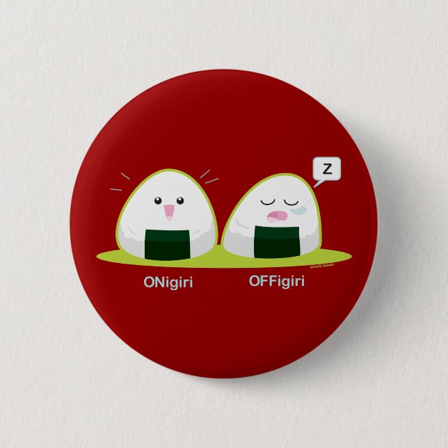 Nigiri 6 Cm Round Badge (Front)