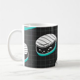 Nigiri Sushi Vintage Sketch Pattern Coffee Mug