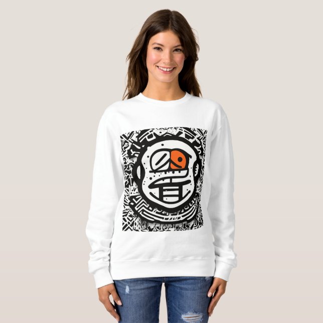 Nigo's Boondocks Bape Graffiti Chic Sweatshirt (Front Full)