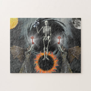 Nigredo Traditional Alchemy Putrefaction Black Sun Jigsaw Puzzle