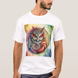 Nigua in Watercolor 300724AREF136 - Watercolor T-Shirt