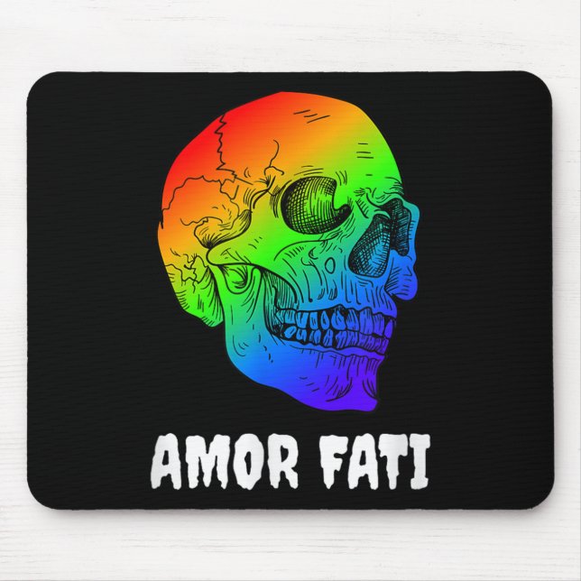 Nihilism Nietzsche Quote Philosopher Stoicism Amor Mouse Pad (Front)
