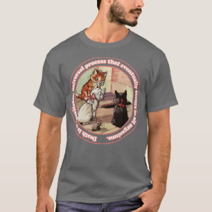 Nihilism Retro Cute Animals Design T-Shirt