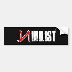 Nihilist Bumper Sticker