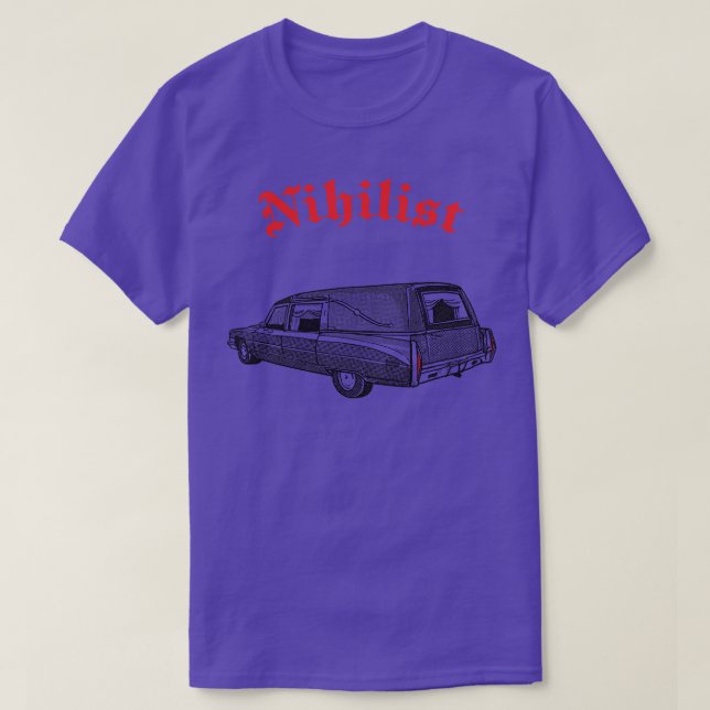 Nihilist Hearse Punksthetic Design T-Shirt (Design Front)
