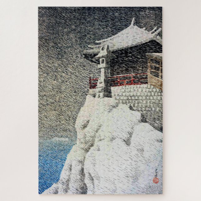 Nihon Fūkei Senshū Abuto no Kannon Kawase Hasui Jigsaw Puzzle (Vertical)