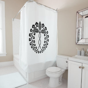 Nijo wisteria shower curtain