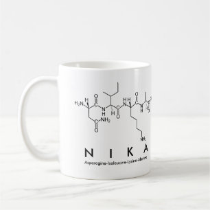Nika peptide name mug