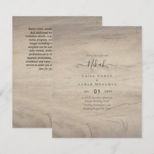 NIKAH - Budget Islamic Wedding Invitations Custom