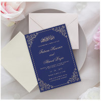 Nikah Navy Blue Islamic Muslim Wedding