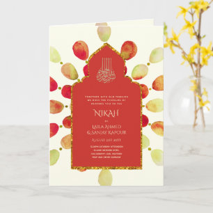 Nikah Walimah Wedding Invitation Program RSVP