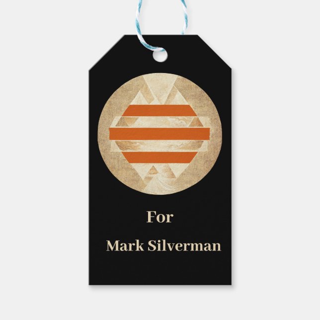 Nikias logo gift tags (Front)