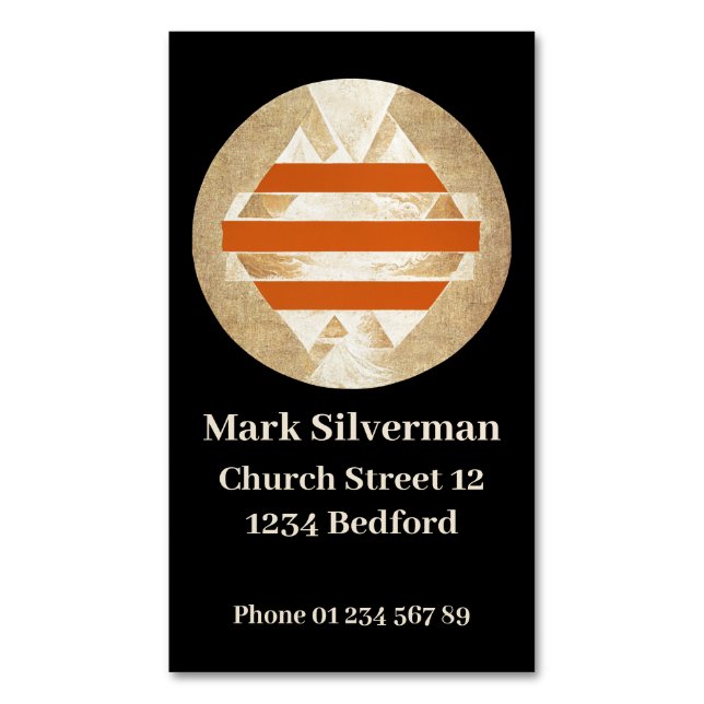 Nikias Logo Magnetic Business Card (Front Vertical)