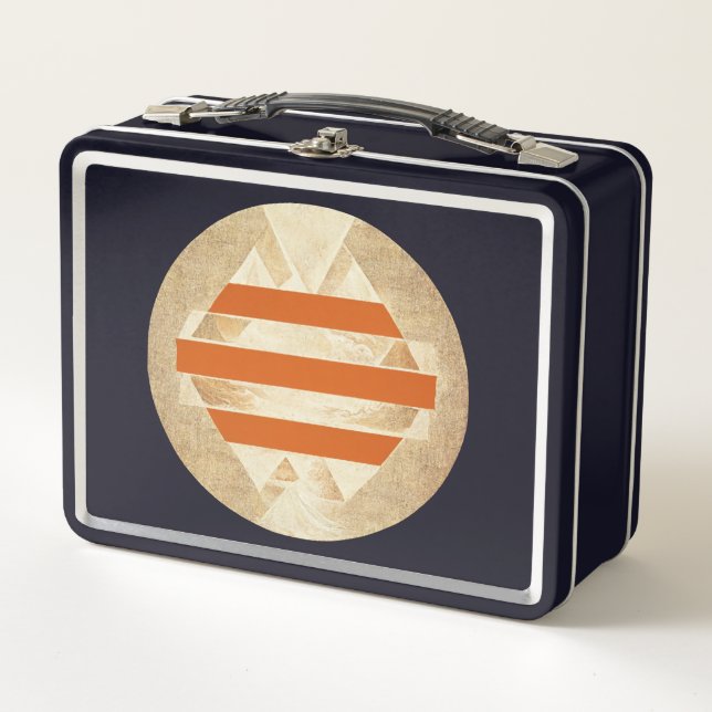 Nikias logo metal lunch box (Front)