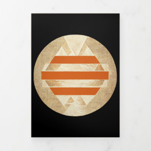 Nikias logo Tri-Fold card