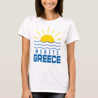 Nikiti Greece Sunshine And Sea Waves Women's