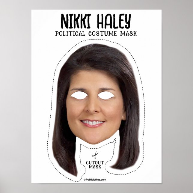 Nikki Haley Costume Mask Poster (Front)